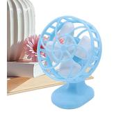 Desk Fan - 5.3x4.2x3.3cm Small Desk Fan Model | Fake Decorative Model Miniature | Desktop Fans Pretend Play Toys | For Home Bedroom Library Living Room Art Studio Office Kids Boys Girls Collectors