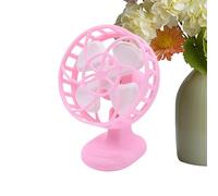Desk Fan - 5.3x4.2x3.3cm Small Desk Fan Model | Fake Decorative Model Miniature | Desktop Fans Pretend Play Toys | For Home Bedroom Library Living Room Art Studio Office Kids Boys Girls Collectors