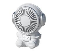 Desk Fan - Multiple Speed Velocity Settings, Compact Cordless Ventilation System, 9.5x7.4x11.5cm Handheld Travel Blower, Matte Finish Abs Acrylonitrile Housing Case | Desktop Air Cooler for Campers
