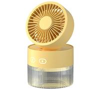 Desk Fan Portable Handheld USB Rechargeable Fans with Multi Speeds Personal Small Portable Silent Fan for Home Office Ceiling Travel