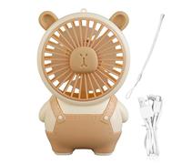 Desk Fan | Portable Pocket Fan - Electric Cooling Tool with USB Interfaces for Hiking Picnic Camping Outdoor Low Noise