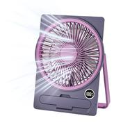 Desk Fan - Small Quiet Desk Fan | Personal Standing Personal USB Electric Cooling Tool for Dormitory Office Student Bedroom