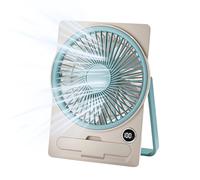 Desk Fan - Small Quiet Desk Fan | Personal Standing Personal USB Electric Cooling Tool for Dormitory Office Student Bedroom