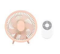 Desk Fan USB Rechargeable Portable Fan With Remote Control 4 Speed Camping For Desktop Bedroom Home 4000mah Desk Fans Small Quiet For Office