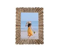 Desk Frame Picture, for 5x7 Picture Display Metal Rectangle Photo frames for Home/Wall Décor, Horizontal & Vertical, Gold