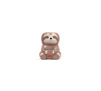 Desk Friends Ceramic Pen Holder, 9.2 x 10.4 cm, Sloth Theme, for Desk, Hand Painted