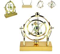 Desk Gadget, Perpetual Motion Pendulum with Celestial Orbit - Creative Rotating Home Decoration, Newton's Perpetual Motion Pendulum Cool Desk Toys