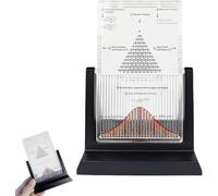 Desk Galton Board,2025 New Galton Board Probability Demonstration Model with Bell Curve,Effective Statistical Law Tool,for Physics Lab Teaching.