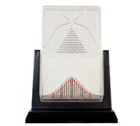 Desk Galton Board, Effective Statistical Law Experiment Tool,Inspire Curiosity and Enhance Learning, Classroom Demonstration Kit for Random Distribution