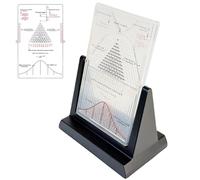 Desk Galton Board, Experiment Model Dalton Board, Effective Statistical Law Demonstration, Physics Lab Teaching Tool, Probability Demonstration Model With Bell Curve, for Education(Small)