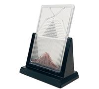 Desk Galton Board,Experiment Model Dalton Board,Probability Demonstration Model, with Bell Curve, Effective Statistical Law Experiment Tool,Physics Lab Teaching Tool, for Random Distribution