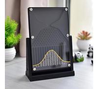 Desk Galton Board for Normal Distribution, Educational Physics Tool with Bell Curve, Ideal for Teachers and Students in STEM Learning
