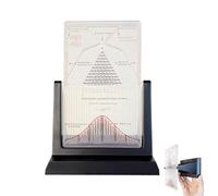 Desk Galton Board, Normal Distribution Mathematical Model with Bell Curve, Effective Statistical Law Experiment Tool, Probability Demonstration Model for Educators and Students