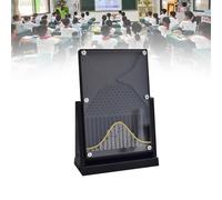 Desk Galton Board, Probability Demonstration Model,12 * 18cm,Physics Lab Teaching Tool,for Educators and Students(Black)