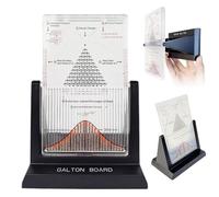 Desk Galton Board, Probability Demonstration Model with Bell Curve, Effective Statistical Law Experiment Tool, Physics Lab Teaching Tool