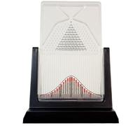 Desk Galton Board, Probability Demonstration Model With Bell Curve Effective Statistical Law Experiment Tool Providing Visual Representation Design