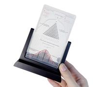 Desk Galton Board, Probability Demonstration Model with Bell Curve, Effective Statistical Law Experiment Tool, Physics Lab Teaching Tool, for Random Distribution