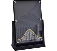 Desk Galton Board,Probability Demonstration Model With Bell Curve,Normal Distribution Model,Effective Statistical Law Experiment Tool,Physics Lab Teaching Tool,for Random Distribution(Black)