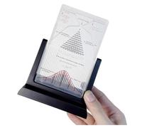 Desk Galton Board, Probability Demonstration Model with Bell Curve, Physics Lab Teaching Tool, for Physics & Education, Random Distribution, Effective Statistical Law Demonstration