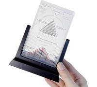 Desk Galton Board, Probability Demonstration Model with Bell Curve, Physics Lab Teaching Tool, for Physics & Education, Random Distribution, Effective Statistical Law Demonstration