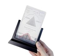 Desk Galton Board, Probability Demonstration Model, with Bell Curve, Science Desktop Ornaments, for PhysicalSchool Laboratory Teaching