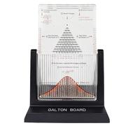Desk Galton Board, Probability Demonstrator Model Dalton Board, Effective Statistical Law Experiment Tool With Bell Curve, for Physics Education, School Laboratory Teaching Aid