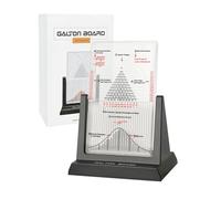Desk Galton Board, Probability Demonstrator, Statistical Law Experiment Model, Dalton Board Physics Lab Teaching Tool, Random Distribution Bell Curve Educational Device for School(L)
