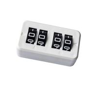 Desk Game Score Register Board with a B Digit Slots ABS Build for Group Classroom Hosting Party Activities Manual Points Display Desktop Tally Board Classroom Contest Party Scoring Accessory