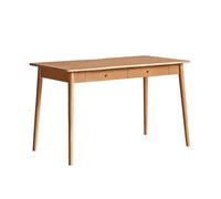 Desk, Gaming Desk, Square Youth Computer Desk with Two Drawers, Modern Minimalist Style, Easy Assembly, Suitable for Home, Office, Gaming, and Study Setting(120 * 56cm)