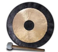 Desk Gong Table Wind Chime Percussion Instrument Cymbals Gongs with Mallet for Home Decor Housewarming Gift-D Easy Installation(20cm)