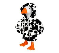 Desk Goose Outfits - 7 Inch Tabletop Goose Costume Accessory for Magnetic Goose Statue, Mini Porch Goose Clothes,Key Holder Decor for Office, Desk, Home, Table (Cute Miniature Decor)
