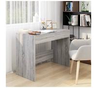 Desk Grey Sonoma 101x50x76.5cm Engineered Wood 2-Drawer Compact Modern OfficePro