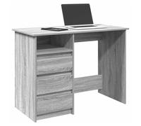 vidaXL Desk Grey Sonoma 102x50x75 cm Engineered Wood