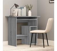 Desk Grey Sonoma 80x45x74 cm Engineered Wood Compact Office Writing Table ProX