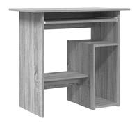 Desk Grey Sonoma Engineered Wood Office Computer Study Writing vidaXL