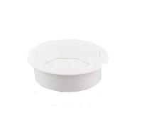 Desk Grommet,Cable Grommet 35/50/60/80mm 3PCS Computer Desk Plastic Grommet Table Cable Tidy Wire Hole Cover(35mm White)
