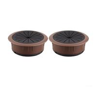 Desk Grommet Cable Wire Hole Cover Rubber for Managing Audio, Power, and Computer Cables Efficiently (50mm-white)