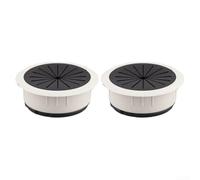 Desk Grommet Cable Wire Hole Cover Rubber for Managing Audio, Power, and Computer Cables Efficiently (50mm-grey)