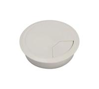 Desk Grommet Desk Cable Hole, 2PCS Computer Desk Round Wire Tidy Grommet 60/80mm Desk Table Plastic Cable Hole Cover Organizer(Grey,80mm)