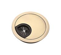 Desk Grommet Metal 2PC Zinc Alloy Desk Wire Hole Cover Computer Tidy Grommet Table Cable Outlet Port Surface Line Box Fastener Hardware(Green Bronze,60mm)