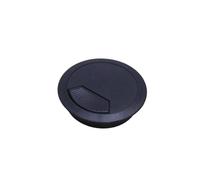 desk hole cover, 10PCS/LOT 60mm 53mm 50mm Computer Desk Table Grommet Cable Port(Black,50mm)