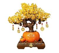 Desk Home Crystal Money Tree, Fortune Persimmon Wine Cooler Decoration, Opening Housewarming Crafts Decor(Large)