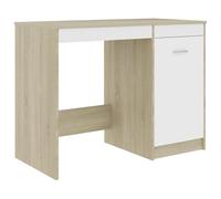 Desk Home Office Study Desk Writing Desk Computer Table Engineered Wood vidaXL