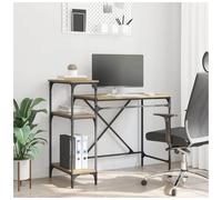 Desk Industrial Artisan Oak 105x50x90cm Engineered Wood 3 Shelves Sturdy Office