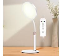 Desk Lamp, 10000 Lux UV-Free SAD Lamp, 3 Color Temperature & 9 Adjustable Brightness & 3 Timer Modes Daylight Lamp for Reading, Office, Home