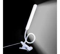 Desk Lamp | Adjustable Swing Arm Clamp Reading Lamp | Eye-Caring USB LED Light for Living Room Bedroom Classroom College Study Kids Painting Kitchen Work Girls Boys Nursery
