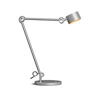 Desk Lamp Home Office - Natural Light Adjustable Dimmable Touch LED Full Metal Efficient Table Lighting for Bedroom Read Study Work HWT-01A