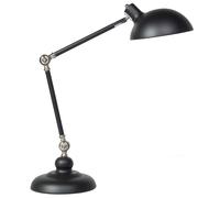Beliani Desk Lamp MERAMEC Adjustable Metal Black, Black