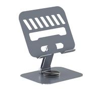 Desk Laptop Stand, Rotating Notebook Holder with 360° Swivel Base for Work and Play