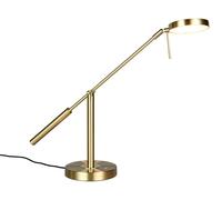Desk Light Brass Monza LED Table Matt CCT Sensor Dimmer Memory Function Trio